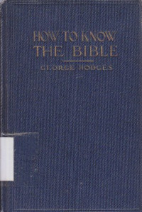 Image of How to know the Bible