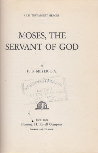 Image of Moses, the servant of God