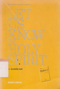 Image of Let us know the holy spirit