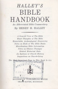 Image of Halley's bible handbook : an abbreviated bible commentary