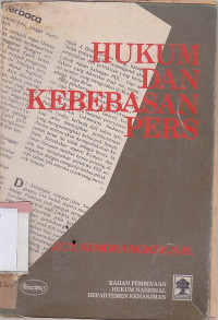 Image of Hukum dan kebebasan pers