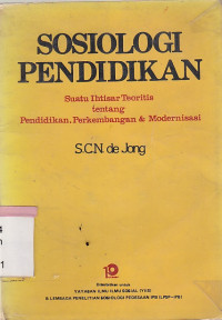 Image of Sosiologi pendidikan