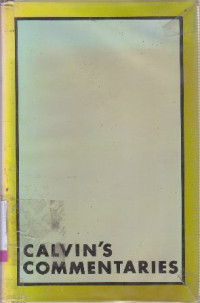 Image of Calvin' Commentaries vol 5 : Ezekiel and Daniel