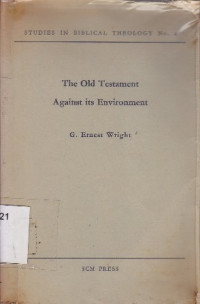 Image of The old testament against its environment