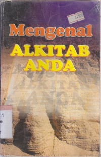 Image of Mengenal alkitab Anda
