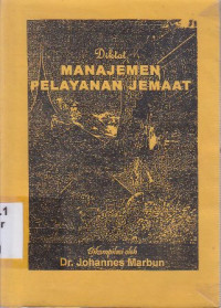 Image of Diktat manajemen pelayanan jemaat