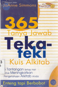 Image of 365 Tanya jawab, teka-teki, kuis Alkitab : 5 tantangan setiap hari untuk mengingkatkan pengetahuan anda