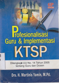 Image of Profesionalisasi guru dan implementasi KTSP