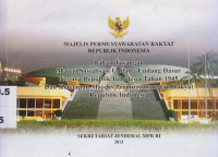 Image of Bahan tayangan materi sosialisasi UUD negara RI tahun 1945 dan ketetapan MPR RI