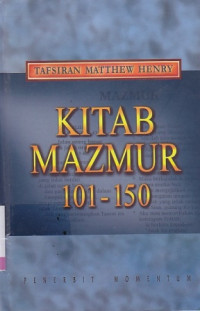 Image of Kitab Mazmur 101-150 : Tafsiran matthew henry