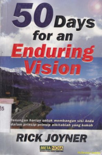 Image of 50 days for an enduring vision