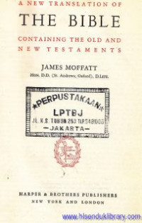 Image of A new translation of the bible containing the old and new testaments