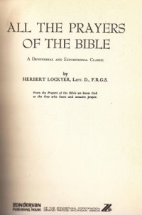 Image of All the prayers of the bible