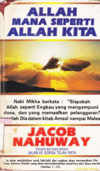 Image of Allah mana seperti Allah kita