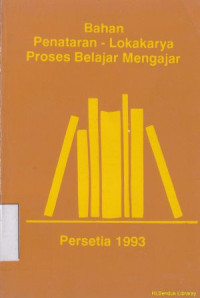 Image of Bahan penataran-lokakarya proses belajar mengajar