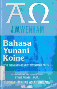 Image of Bahasa yunani koine (the elements of new testament greek)