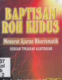 Image of Baptisan roh kudus : makanya dan cara menerimanya