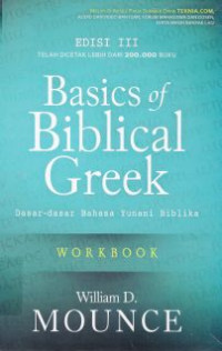 Image of Basics of biblical Greek