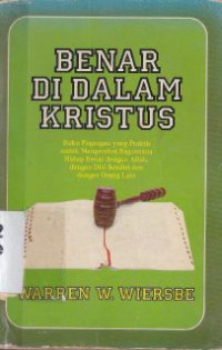 Image of Benar di dalam Kristus : Be right