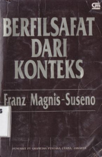 Image of Berfilsafat dari konteks