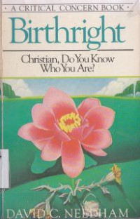 Image of Birthright : christian, do you know who are?