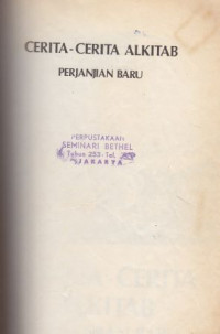 Image of Cerita-cerita alkitab perjanjian baru