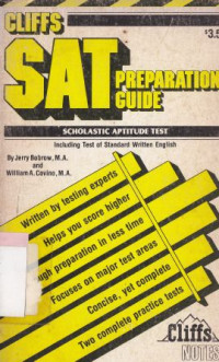 Image of Cliffs SAT preparation guide