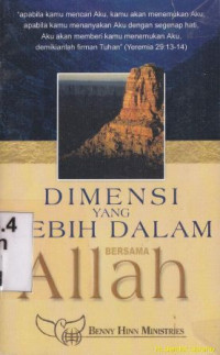 Image of Dimensi yang lebih dalam bersama Allah (judul asli:deeper dimensions with God)