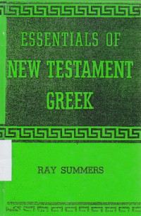 Image of Essentials of new testament greek