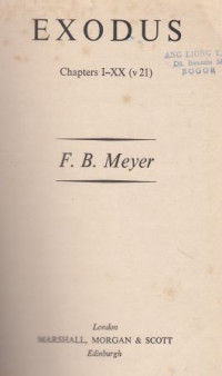 Image of Exodus chapters 19-40