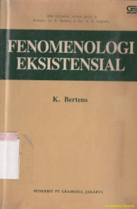 Image of Fenomenologi eksistensial