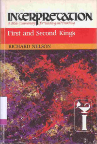 Image of FIRST AND SECOND KINGS : interpretation a Bible commentary for teaching and preaching