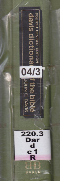 Image of Davis dictionary of the bible