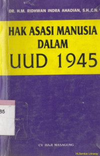 Image of Hak Asasi Manusia dalam UUD 1945
