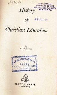 Image of Christian education and the search for meaning