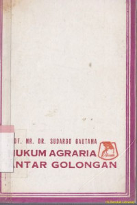 Image of Hukum agraria antar golongan