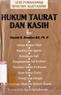 Image of Hukum taurat dan kasih (Original title : Law abd love)