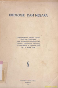 Image of Ideologie dan Negara
