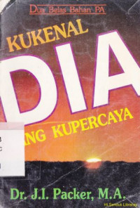 Image of Kukenal dia yang kupercaya