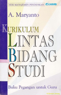 Image of Kurikulum lintas bidang studi