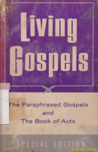 Image of Living gospels : the four gospel and the book paraphased