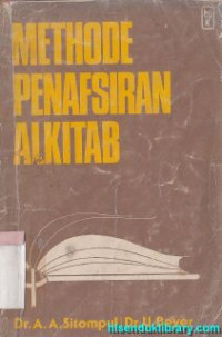 Image of Metode penafsiran alkitab
