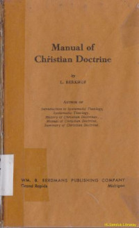 Image of Manual of christian doctrine