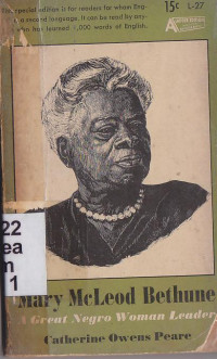 Image of Mary Mcleod Bethune : a great negro women leader