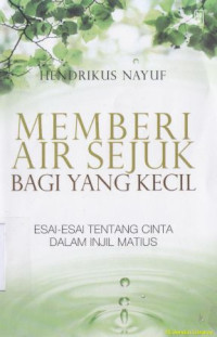 Image of Memberi air sejuk bagi yang kecil