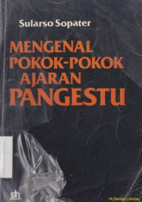Image of Mengenal pokok-pokok ajaran pangestu