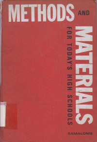 Image of Methods and materials for today's high schools