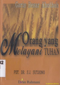 Image of Garis besar khotbah orang yang melayani Tuhan