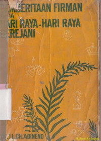 Image of Pemberitaan firman pada hari raya-hari raya gerejani