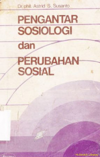 Image of Pengantar sosiologi dan perubahan sosial